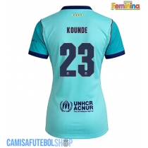 Camisa de time de futebol Barcelona Jules Kounde #23 Replicas 3º Equipamento Feminina 2026-27 Manga Curta